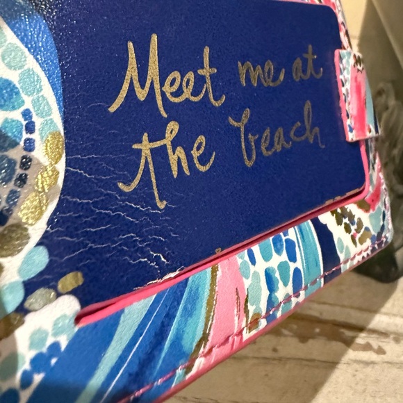Lilly Pulitzer Women's Luggage Tag, Ocean Jewels Meet Me at the Beach - Picture 4 of 4